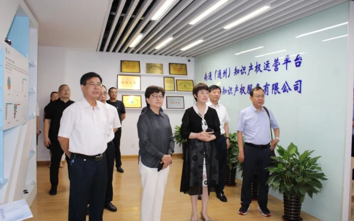 江苏省政协领导考察三聚阳光南通公司及南通（通州）知识产权运营平台